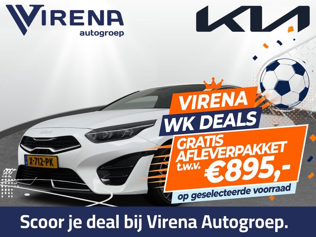 Kia ProCeed 1.5 T-GDi GT-Line Automaat - Navigatie - Cruise, Auto's, Kia, Te koop, (Pro) Cee d, ABS, Achteruitrijcamera, Adaptive Cruise Control