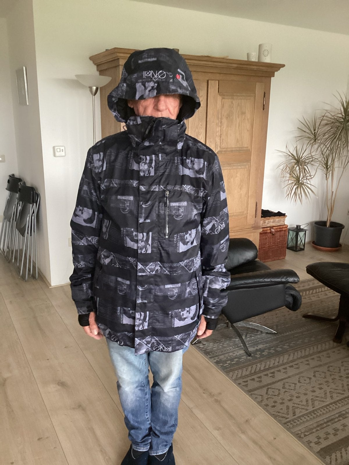 O'Neill FiftyTwo Series Ski/Snowboard Jas - Maat L, Kleding | Heren, Ophalen of Verzenden, Zo goed als nieuw, Maat 52/54 (L), Jack
