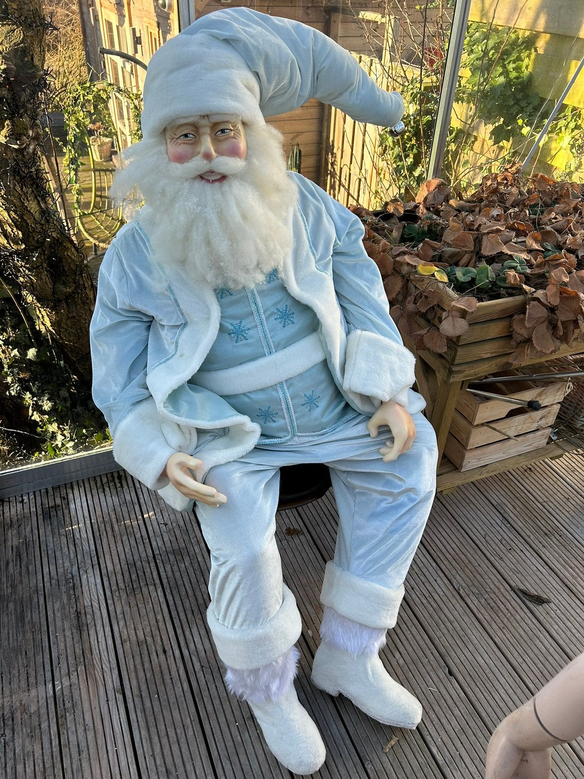 Levensgrote zware luxe kerstman, Ophalen, Zo goed als nieuw