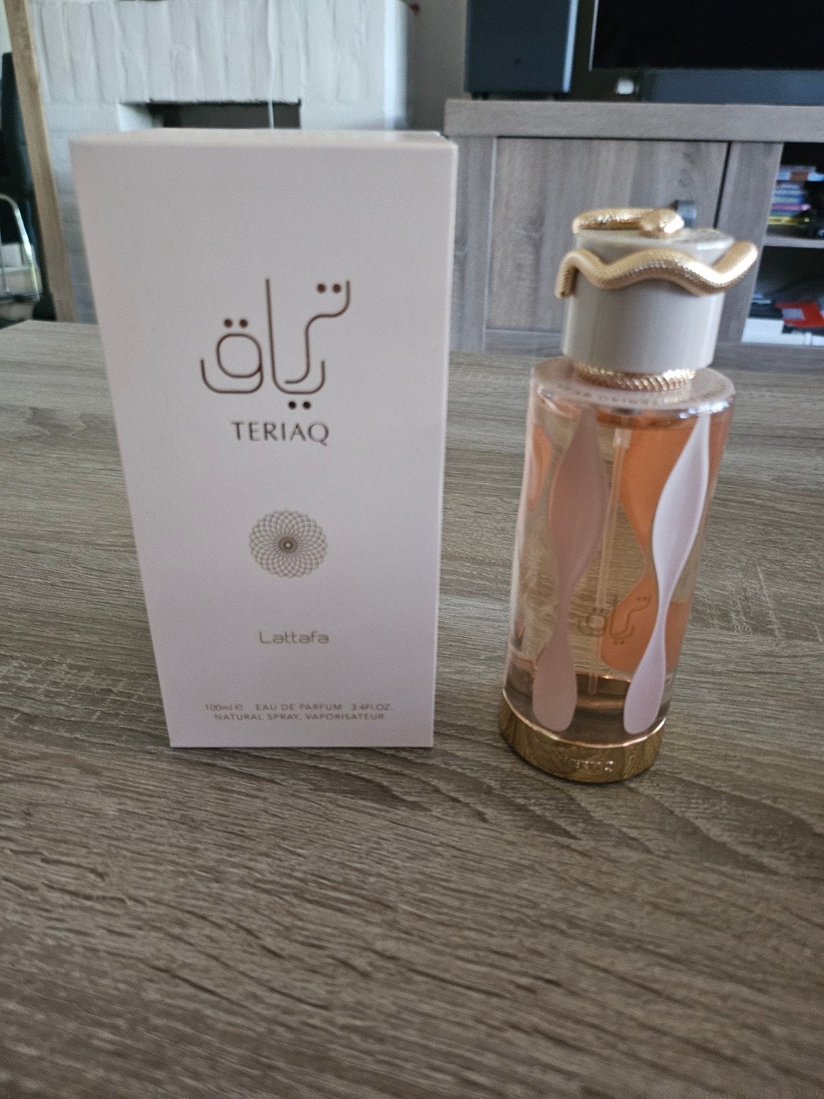 Lattafa Teriaq parfum dames 100ml, Ophalen of Verzenden, Nieuw