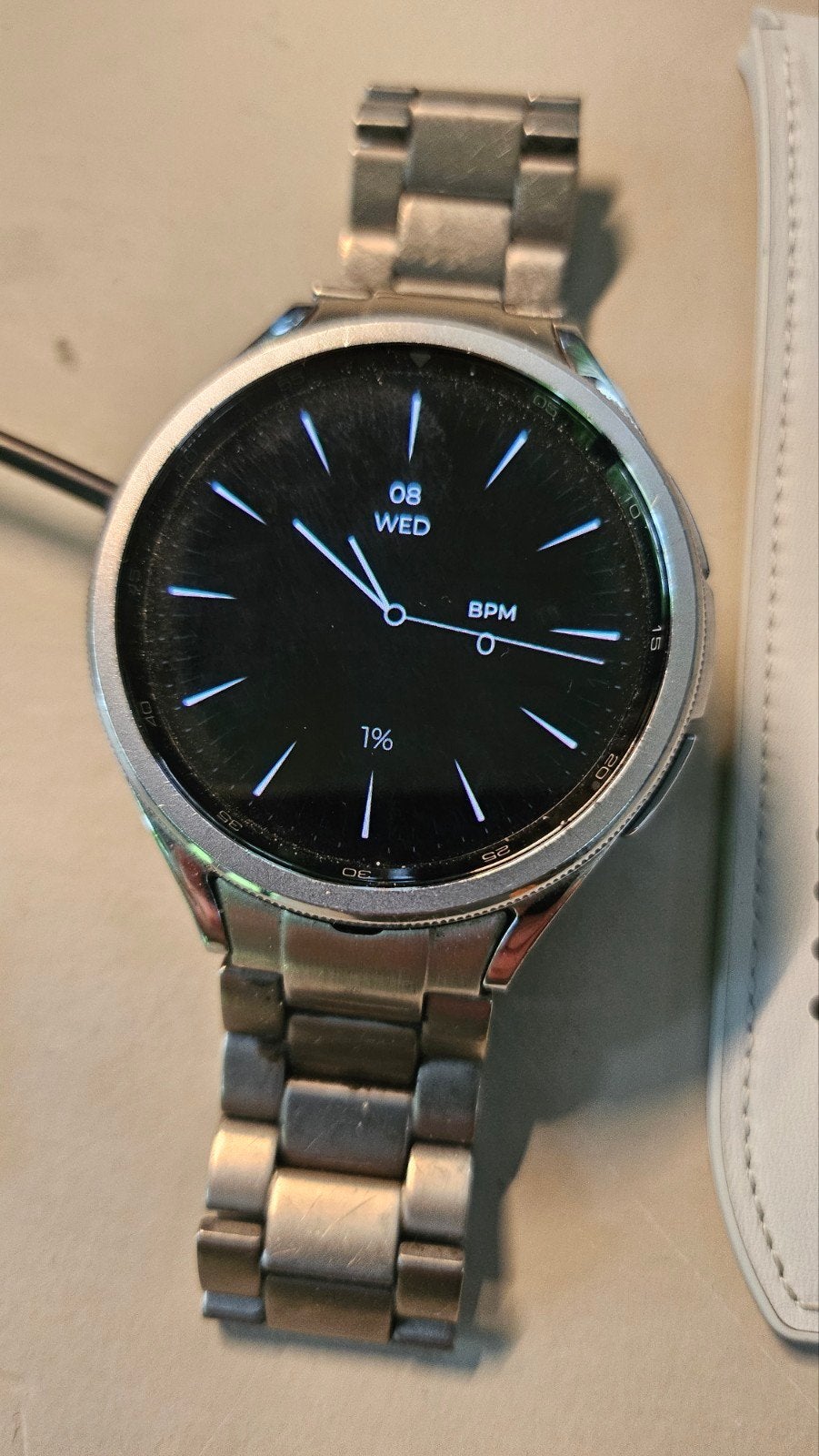 Samsung Watch Galaxy 6 Classic 47" 4G, Samsung ⌚️, Ophalen of Verzenden, Zo goed als nieuw, Waterdicht