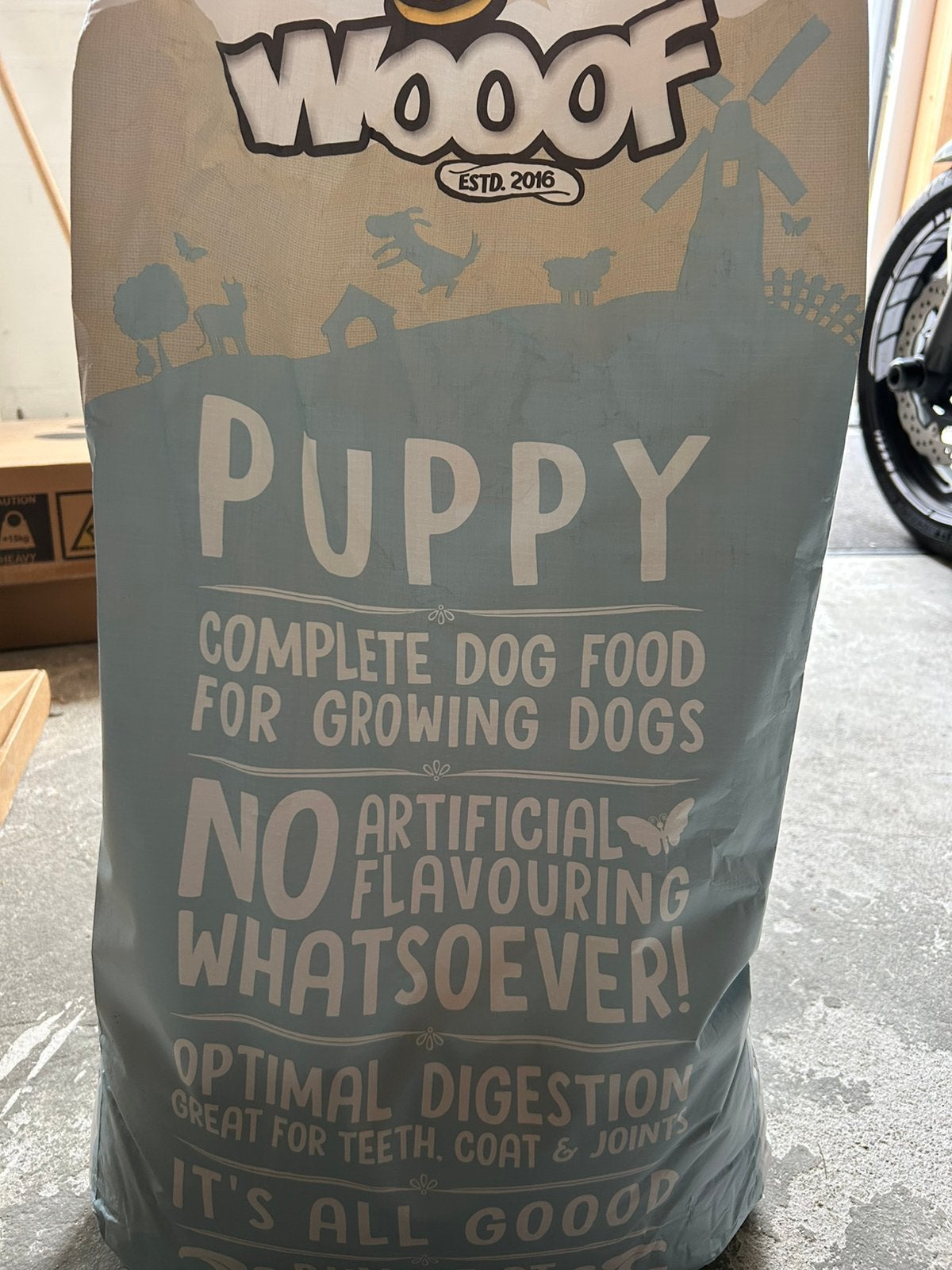 Puppy brokjes Wooof, Ophalen, Zo goed als nieuw