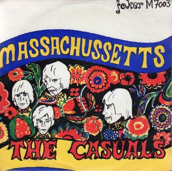 Casuals: Massachusetts (Bee Gees cover) / Jennifer Browne, Cd's en Dvd's, Gebruikt, 7 inch, Ophalen of Verzenden, Fotohoes