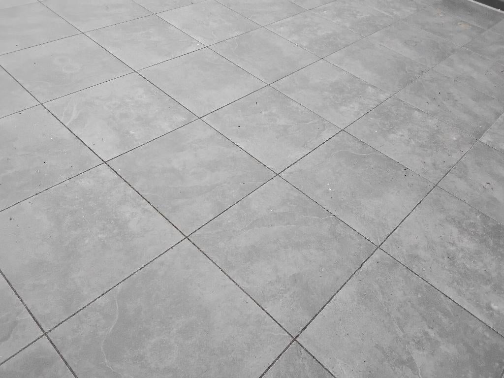 20 nieuwe keramische tuintegels antraciet 60x60, 7,2 m2, Tuin en Terras, Tegels en Klinkers, Ophalen, Keramiek, Nieuw, 5 tot 10 m²