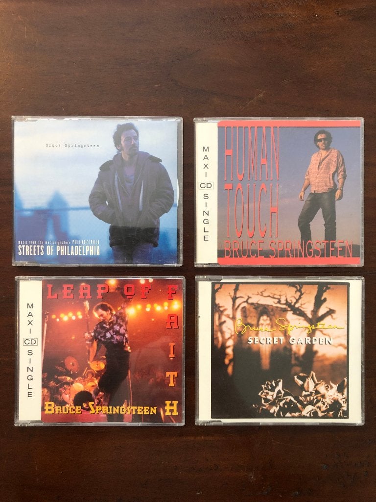 Bruce Springsteen Maxi CD singles 4x, Ophalen of Verzenden, Gebruikt, Rock en Metal