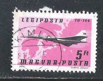 Hongarije; 3227 Luchtpost, Verzenden, Gestempeld