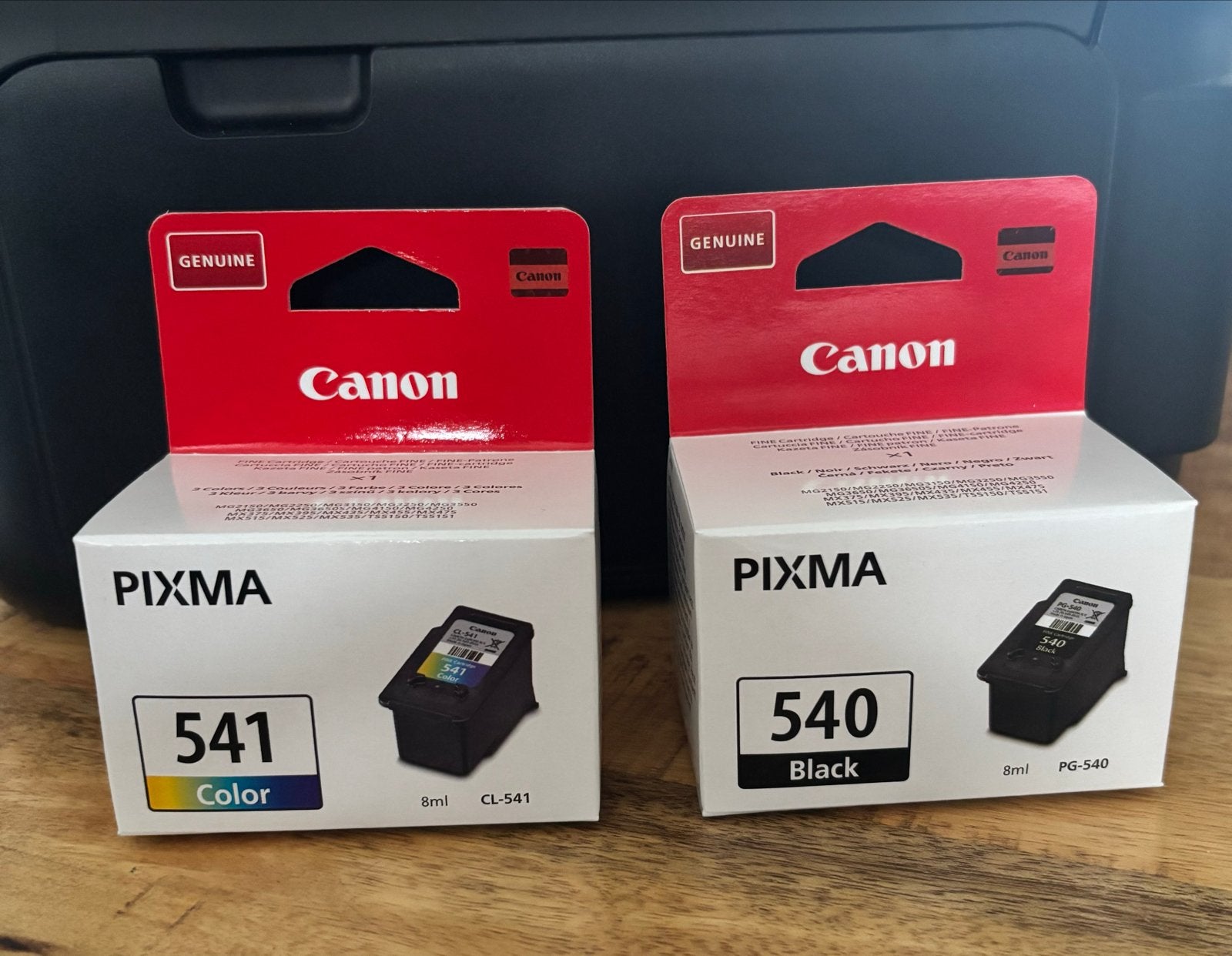 Canon Pixma Cartridges 540 Zwart en 541 Kleur, Computers en Software, Verzenden, Nieuw, Cartridge