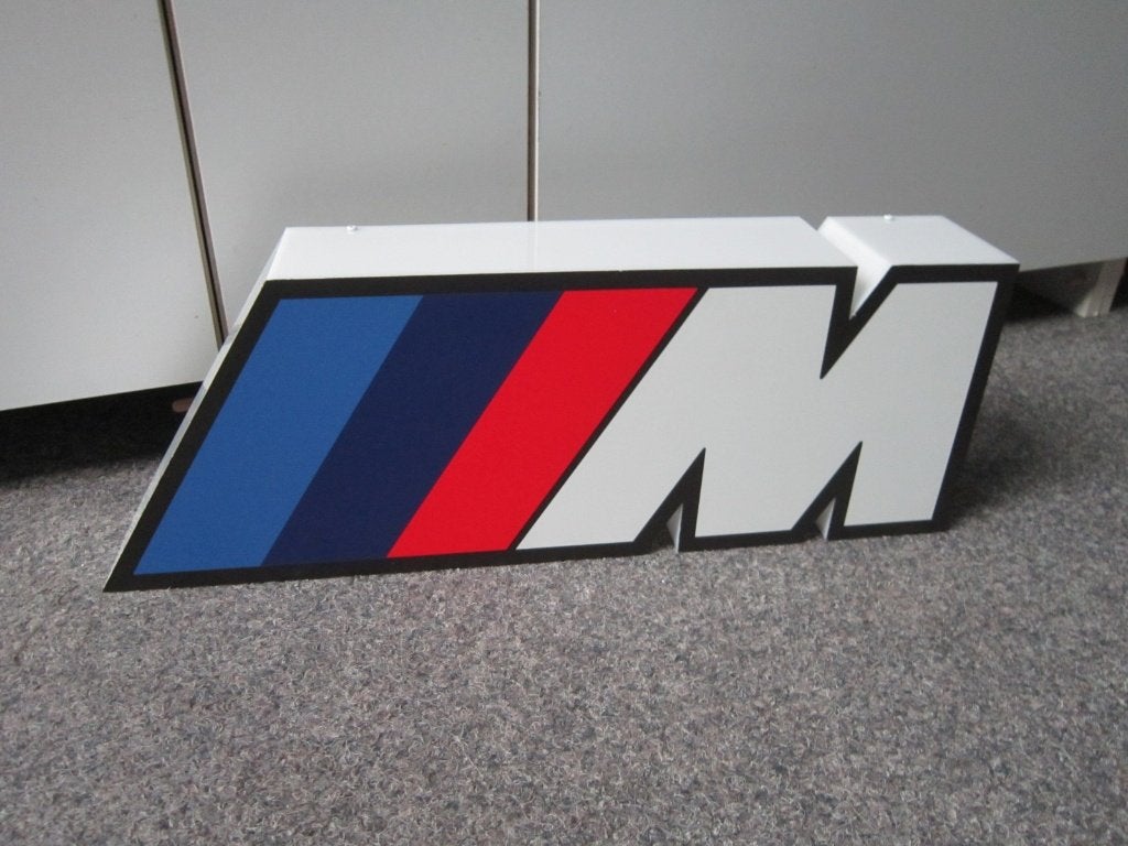 BMW M POWER LED LICHTRECLAME, Ophalen, Gebruikt, Lichtbak of (neon) lamp