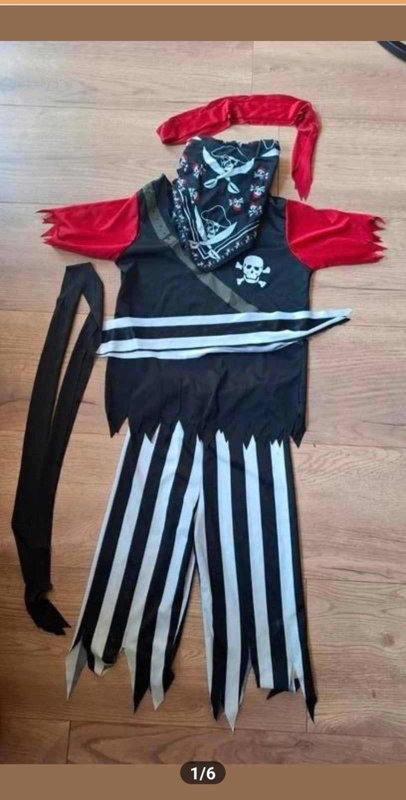 Piratenkostuum voor kinderen - Maat 110-116, Ophalen of Verzenden