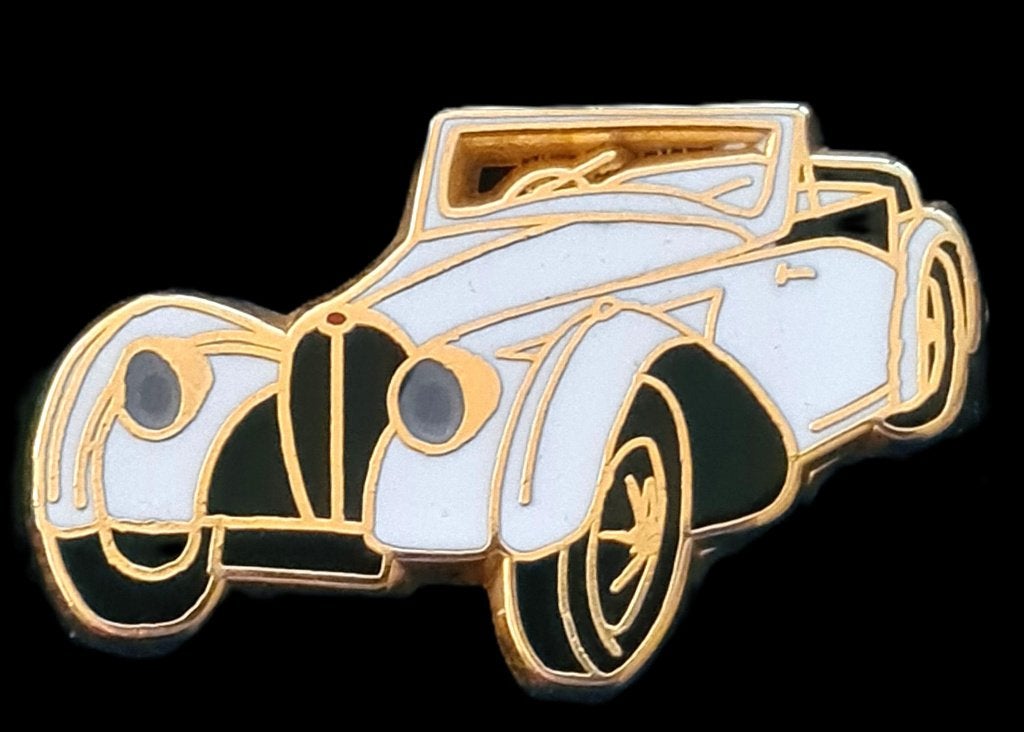 Bugatti Royal 57S pin- wit emaille, Ophalen of Verzenden, Nieuw, Transport, Speldje of Pin