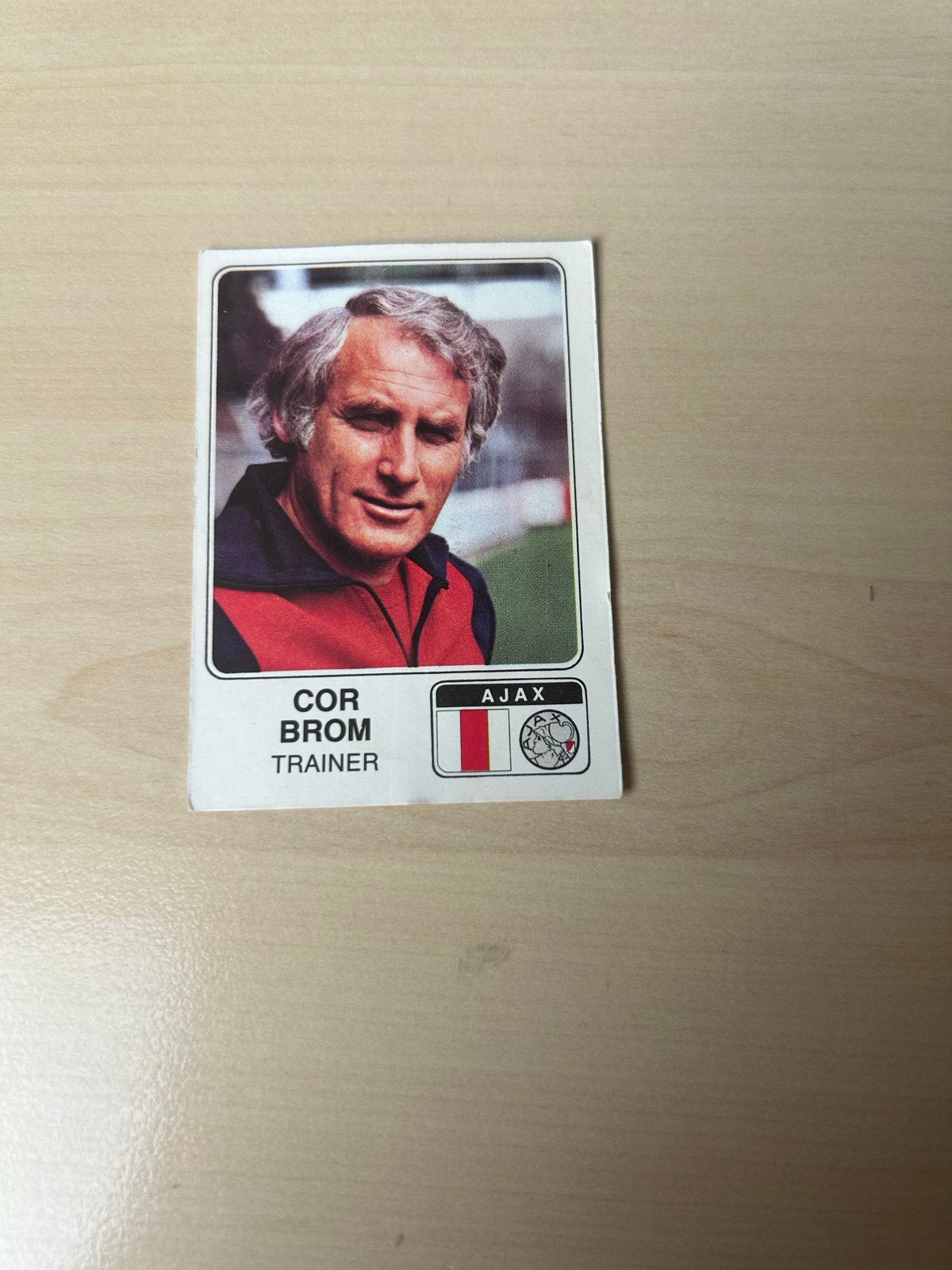 Cor Brom Trainer Ajax Panini Voetbal 79 Sticker, Ophalen of Verzenden, Nieuw, Sport