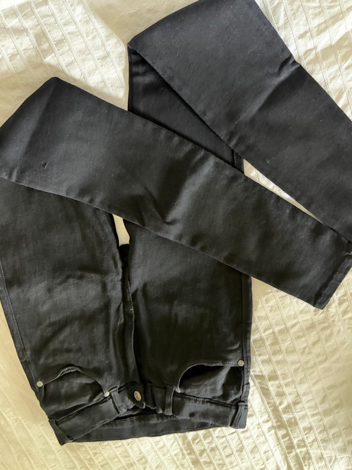 Dr Denim Lexy I01 Zwarte Jeans - Maat W28/W29, Ophalen of Verzenden, Zo goed als nieuw, Zwart, W28 - W29 (confectie 36)