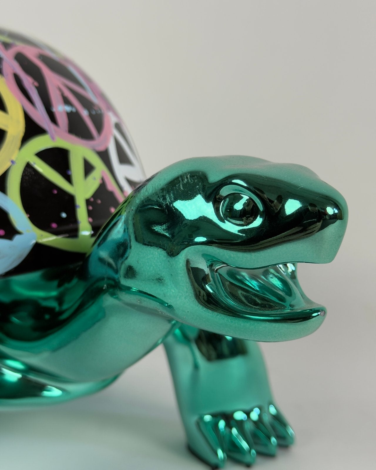Diederik van Apple - Golden Peace Turtle Peace, Ophalen, Meerkleurig, Overige materialen, 25 cm