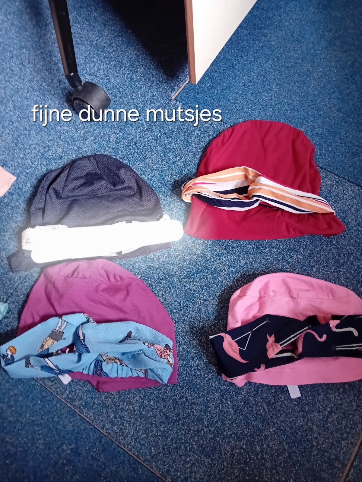 Dunne chemo mutsjes - comfortabel en stijlvol, Ophalen of Verzenden, Nieuw, Maat 42/44 (L), Muts