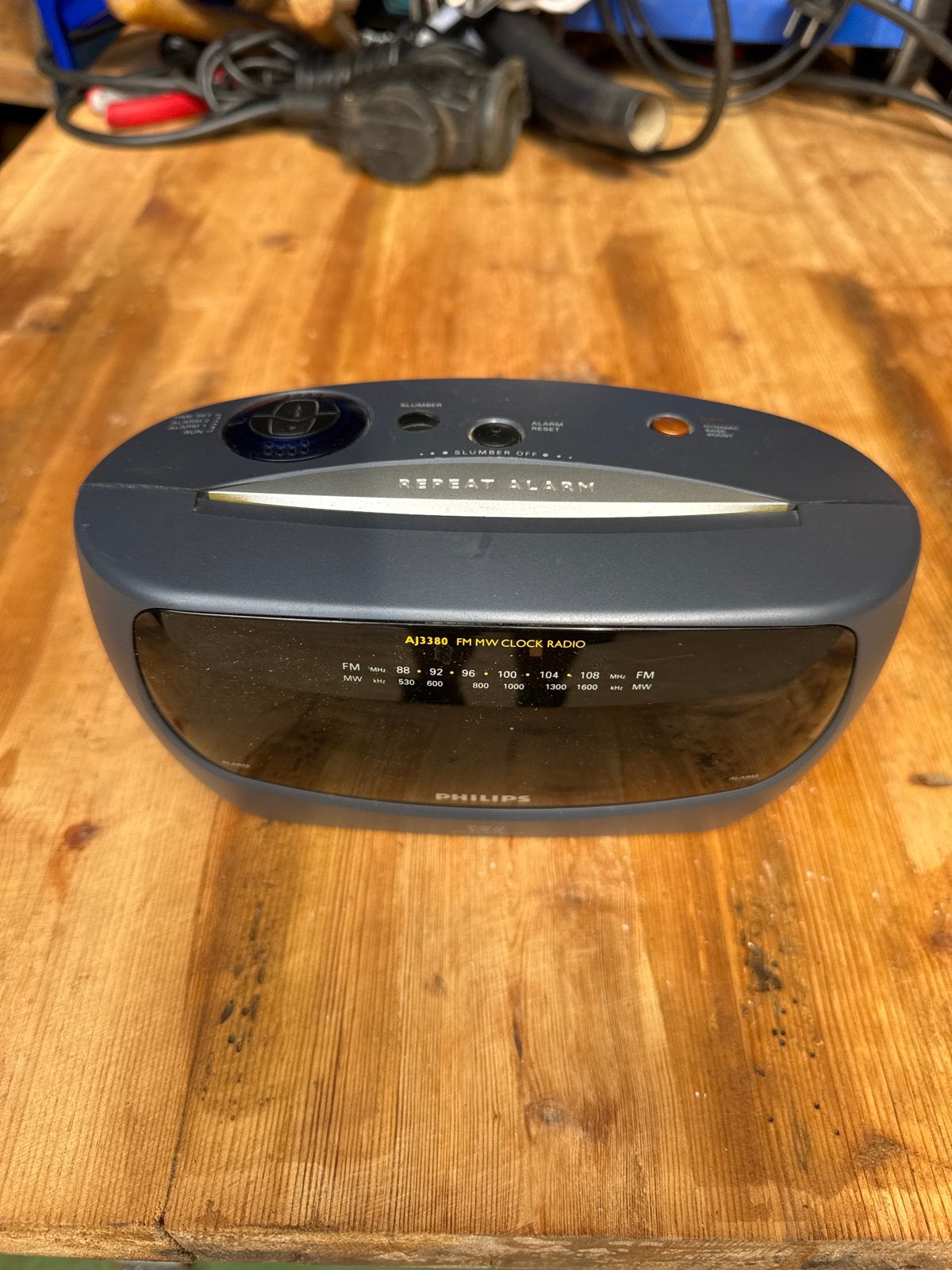 Philips AJ3380 FM/MW Wekkerradio - Goede Staat, Ophalen of Verzenden, Gebruikt, Analoog