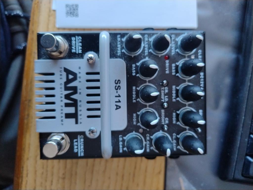 AMT SS-11A Tube Guitar Preamp - Zo goed als nieuw, Muziek en Instrumenten, Effecten, Ophalen of Verzenden, Zo goed als nieuw, Distortion, Overdrive of Fuzz