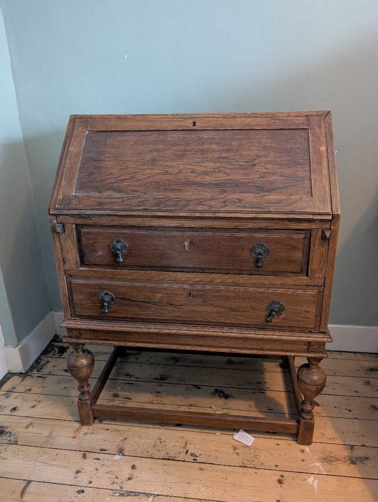 Klassiek buro/secretaire van hout, Huis en Inrichting, Ophalen, Met lades, Gebruikt, Hout