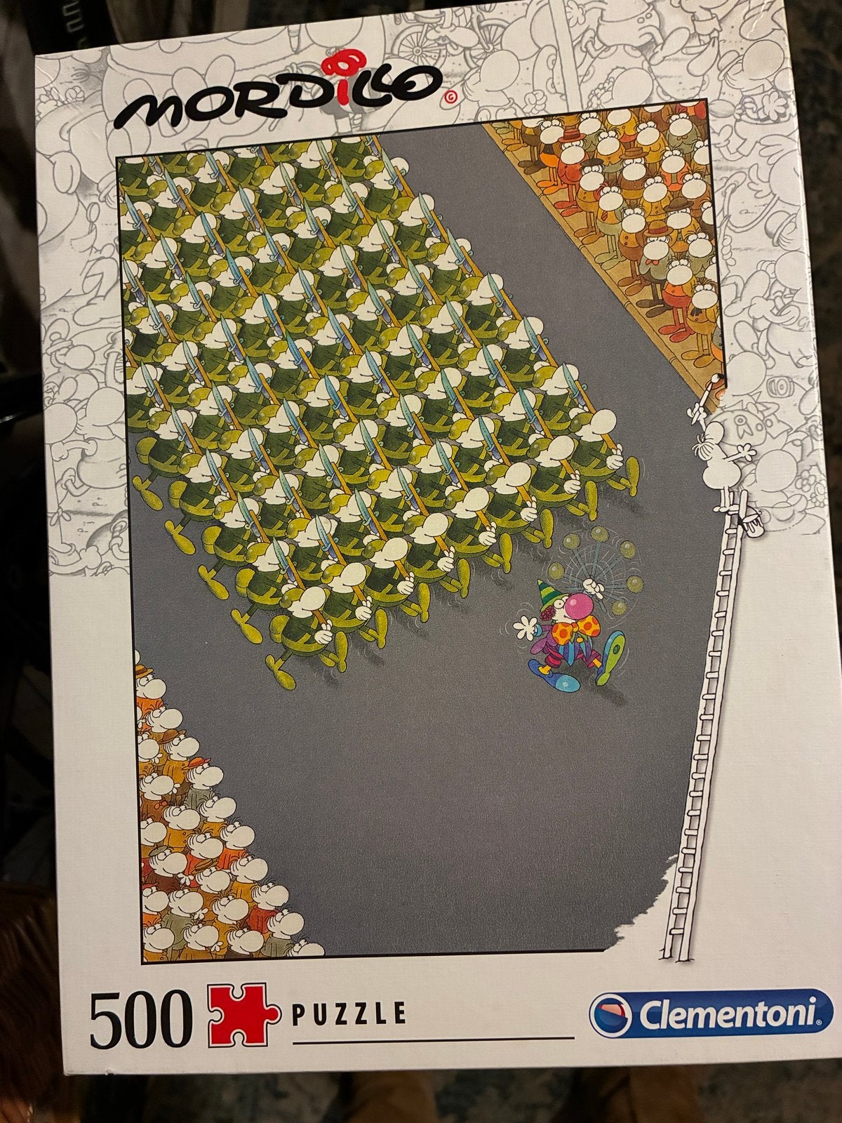 Mordillo 500 stukjes puzzel Clementoni - Zo goed als nieuw, Ophalen of Verzenden, 500 t/m 1500 stukjes, Zo goed als nieuw, Legpuzzel
