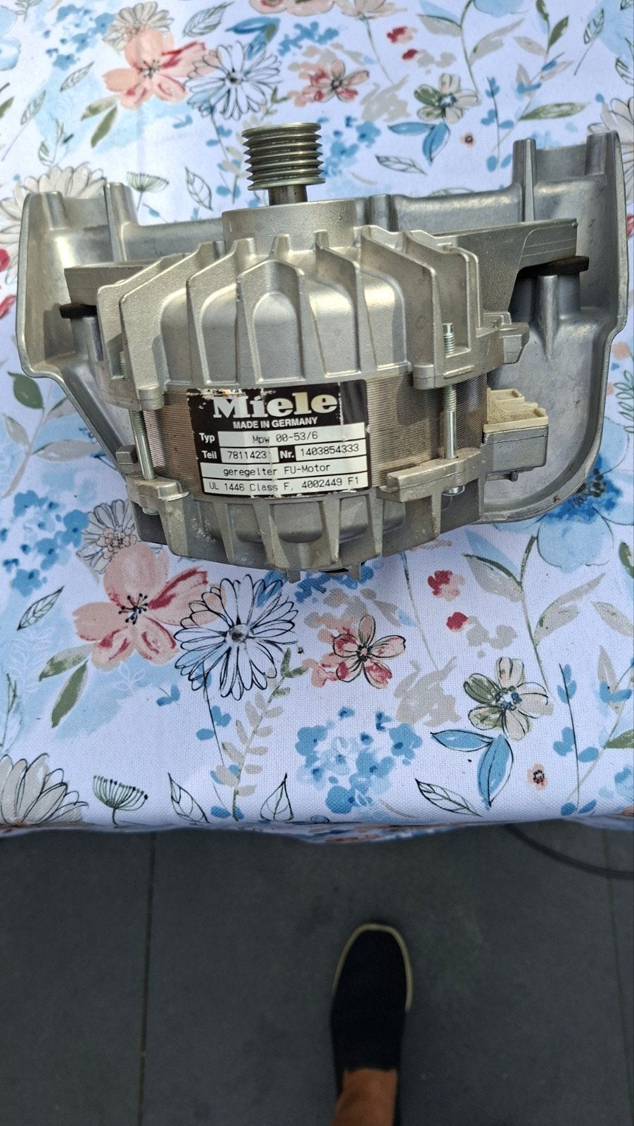 Miele wasmachinemotor mpw 00-53/6 07618774, Witgoed en Apparatuur, Ophalen, Gebruikt