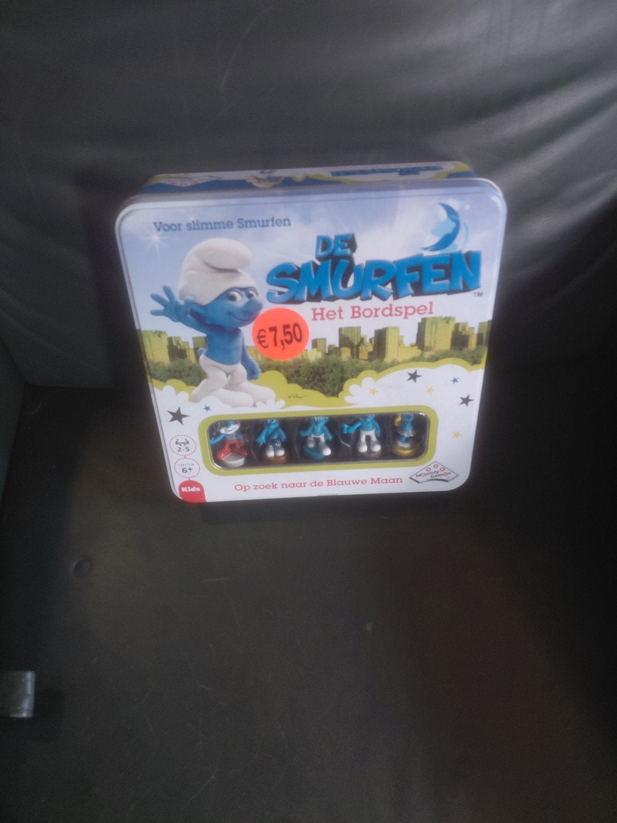De Smurfen Het Bordspel - Op zoek naar de Blauwe Maan, Een of twee spelers, Ophalen of Verzenden, Gebruikt