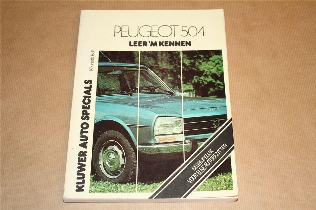 Peugeot 504 - Leer \'m kennen - 1977 !!, Ophalen of Verzenden