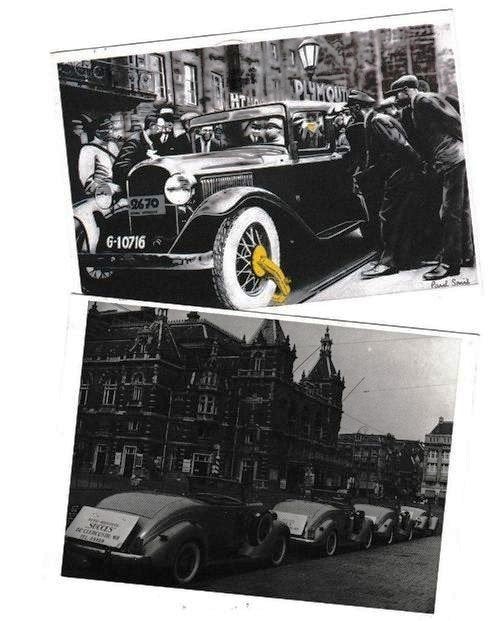 ansichtkaart auto, De Beklemming, Paul Smit, Ophalen of Verzenden, 1980 tot heden, Voertuig