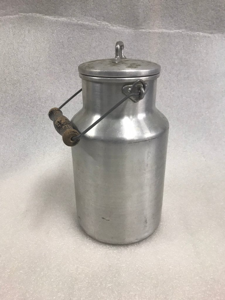 Melk Kan van aluminium inhoud is 5 liter, Ophalen, Gebruikt, Overige typen, Aluminium