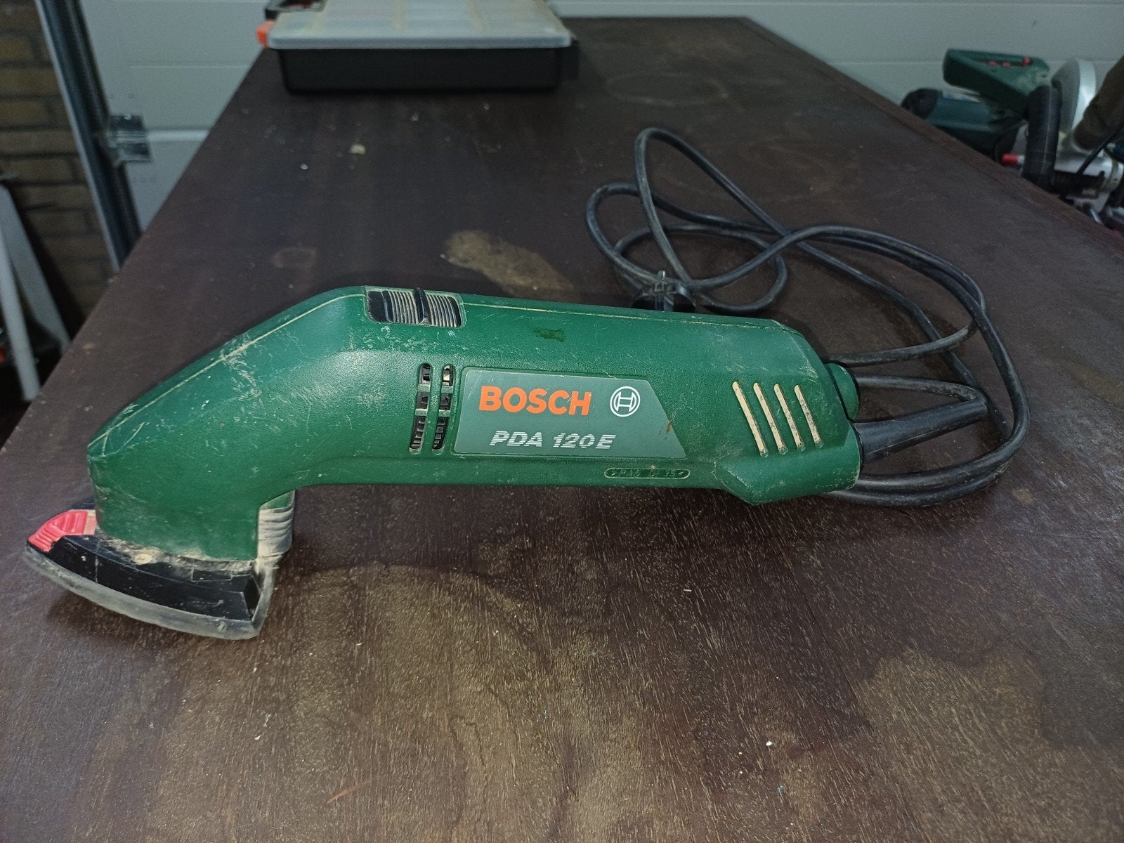 bosch pda 120e, Ophalen, Gebruikt, Minder dan 600 watt, Vlakschuurmachine