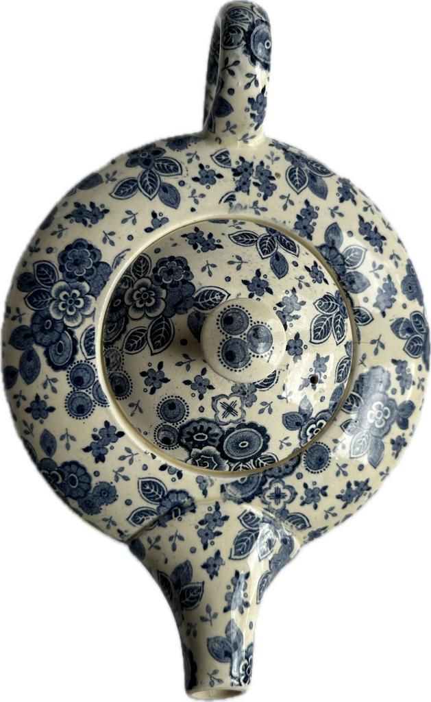 Beatrix blauw theepot, Antiek en Kunst, Antiek | Servies los, Ophalen of Verzenden