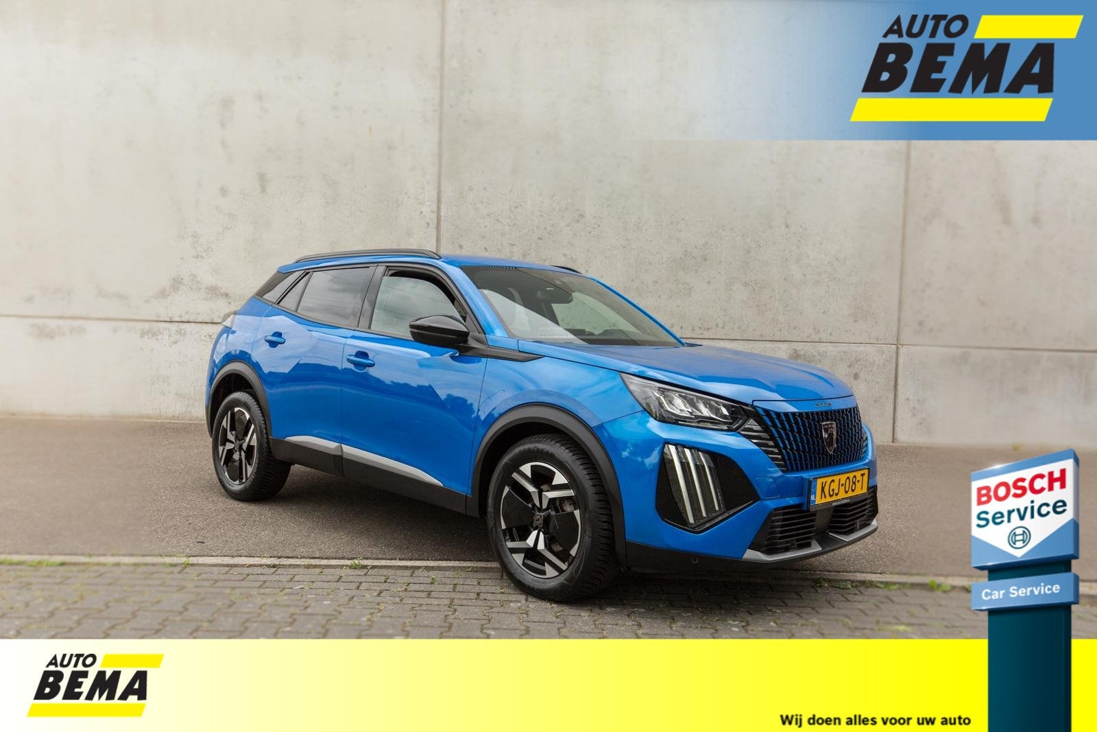 Peugeot 2008 1.2 PureTech 100 Allure, Gebruikt, Euro 6, 1199 cc, Blauw