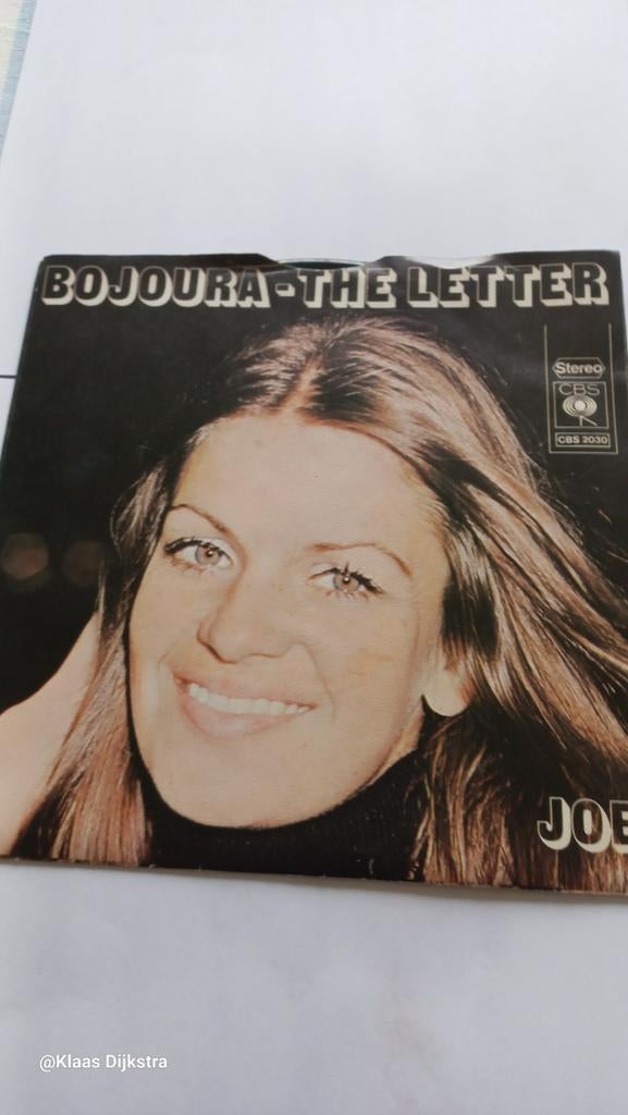 Bojoura - The Letter vinyl single, Cd's en Dvd's, Vinyl Singles, Ophalen of Verzenden, Gebruikt, Pop