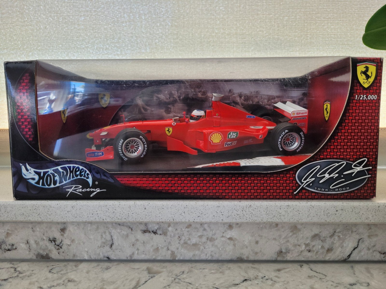 F1 Ferrari 1994-2002 schumacher, Hobby en Vrije tijd, Ophalen of Verzenden, Zo goed als nieuw, Auto, Hot Wheels