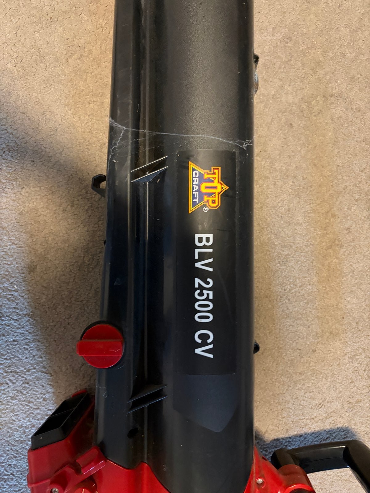 Top Craft Bladblazer BLV 2500 CV - Elektrisch, Ophalen, Gebruikt, Met zuigfunctie, Handgedragen