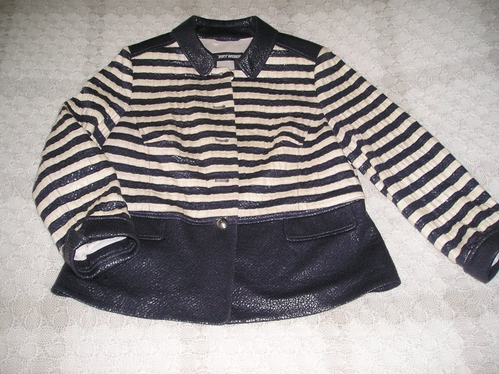 prachtig apart jasje Gerry Weber maat 42, Kleding | Dames, Jasjes, Kostuums en Pakken, Ophalen, Maat 42/44 (L), Zo goed als nieuw