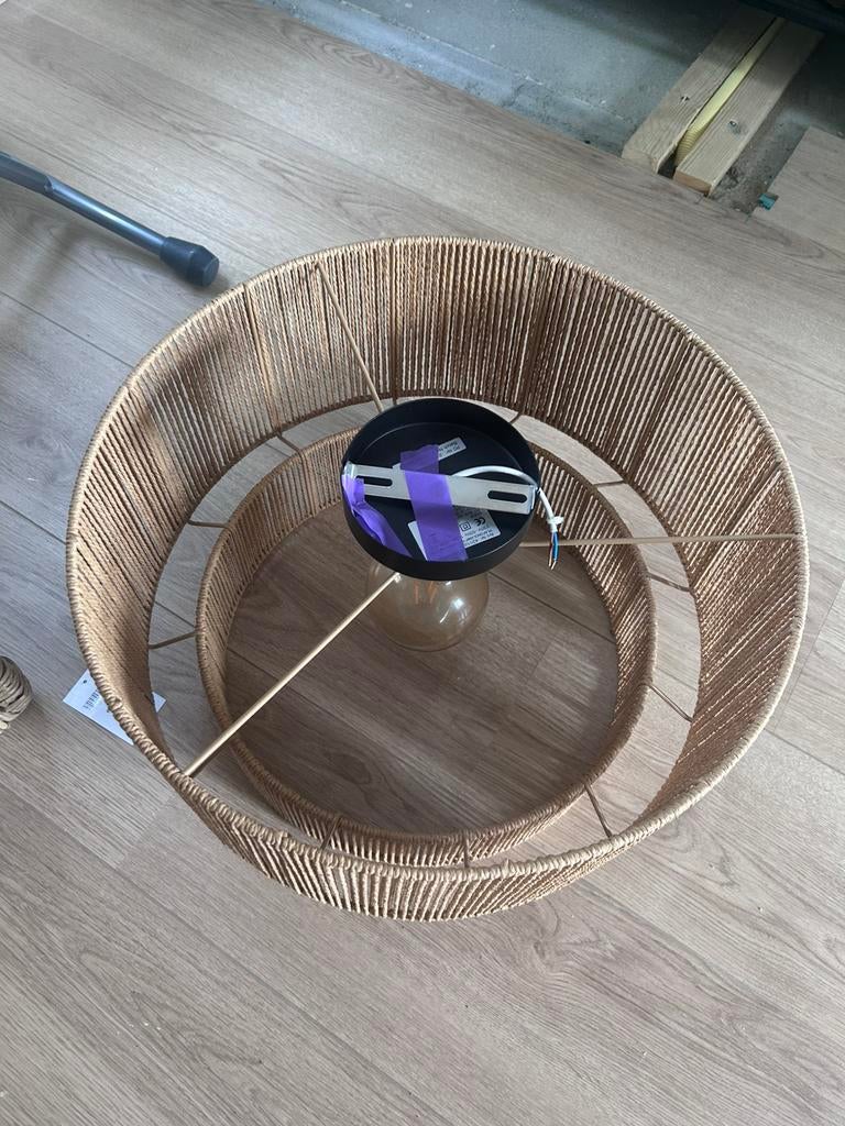 Plafondlamp neptunus natural (kwantum), Ophalen, Zo goed als nieuw, Rond