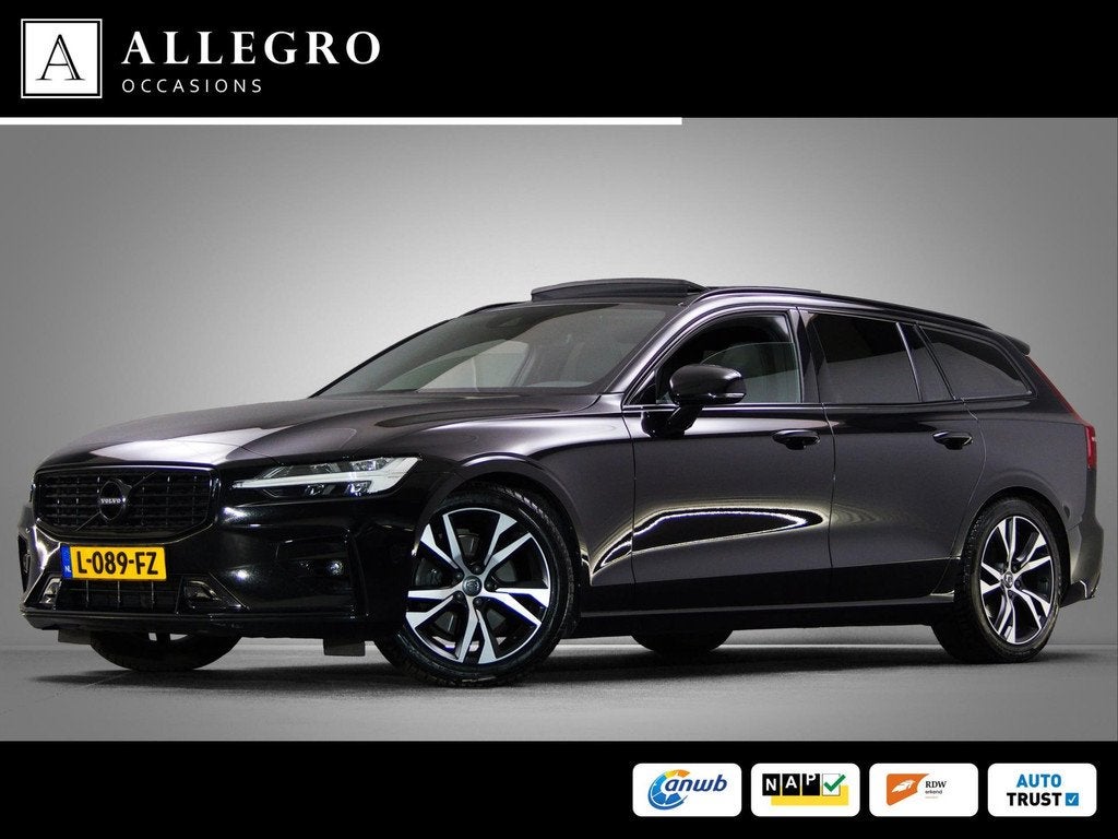 Volvo V60 2.0 B3 R-Design (SCHUIF-/KANTELDAK, HARMAN/KARDON,, Auto's, Volvo, 4 cilinders, 1969 cc, Hybride Elektrisch/Benzine