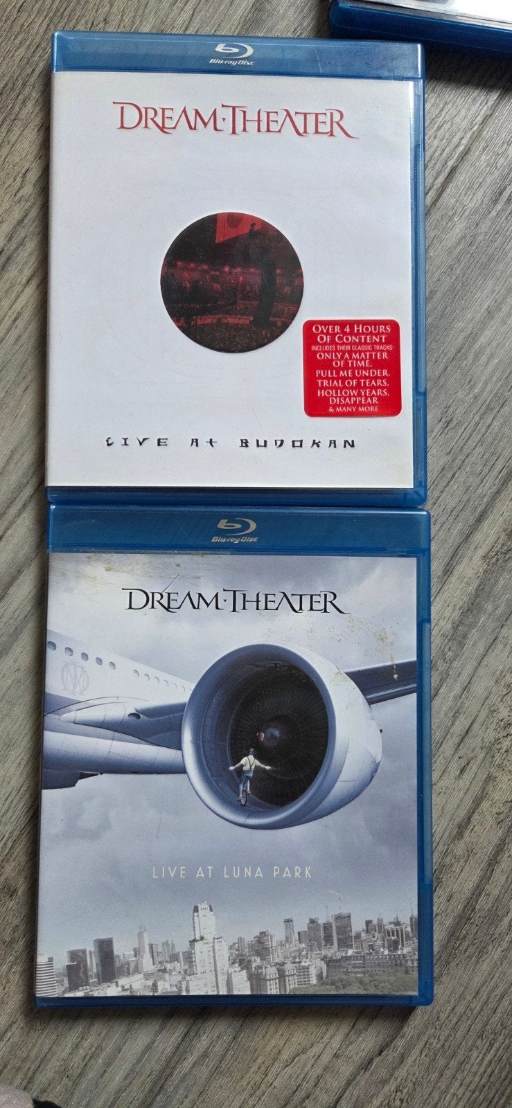 Dream Theater Live at Budokan & Luna Park Blu-ray Discs, Ophalen of Verzenden, Zo goed als nieuw, Muziek en Concerten