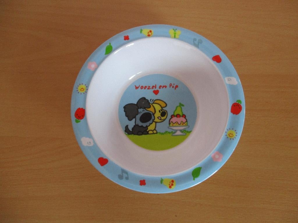Melamine kinderschaaltje - Woezel en Pip, Overige materialen, Overige typen, Ophalen of Verzenden, Zo goed als nieuw