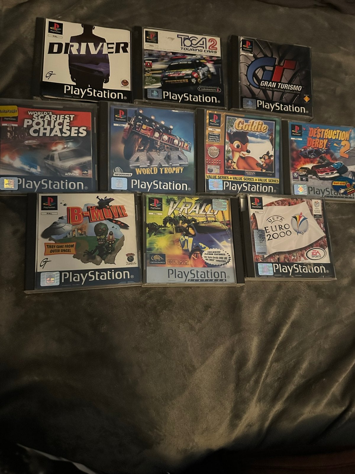 PlayStation 1 Games - Diverse Collectie (10 stuks), Spelcomputers en Games, Gebruikt, 1 speler, Racen en Vliegen, Ophalen of Verzenden