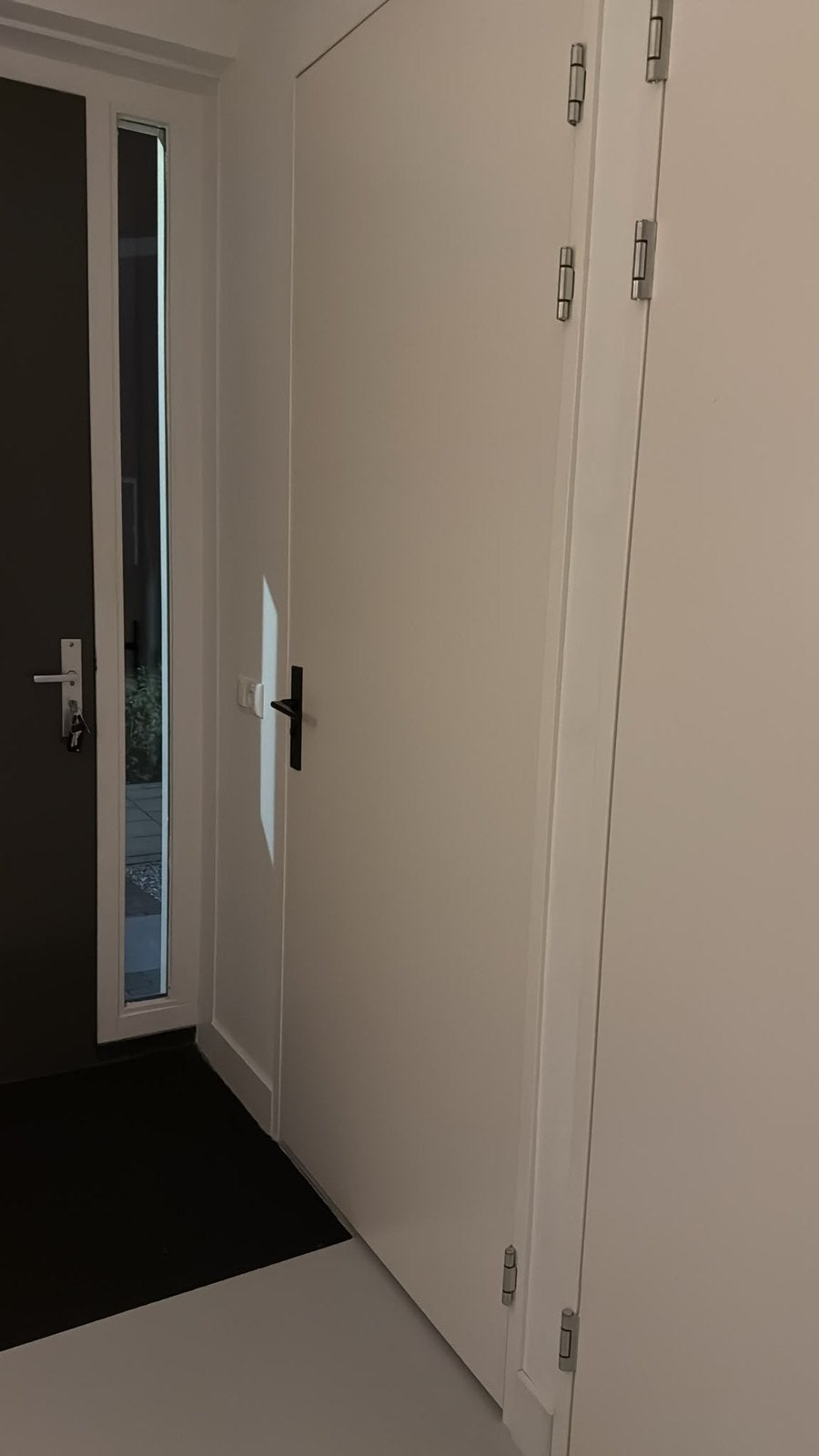 Deur kleur RAL 9010, Ophalen, Minder dan 80 cm, 215 cm of meer, Binnendeur