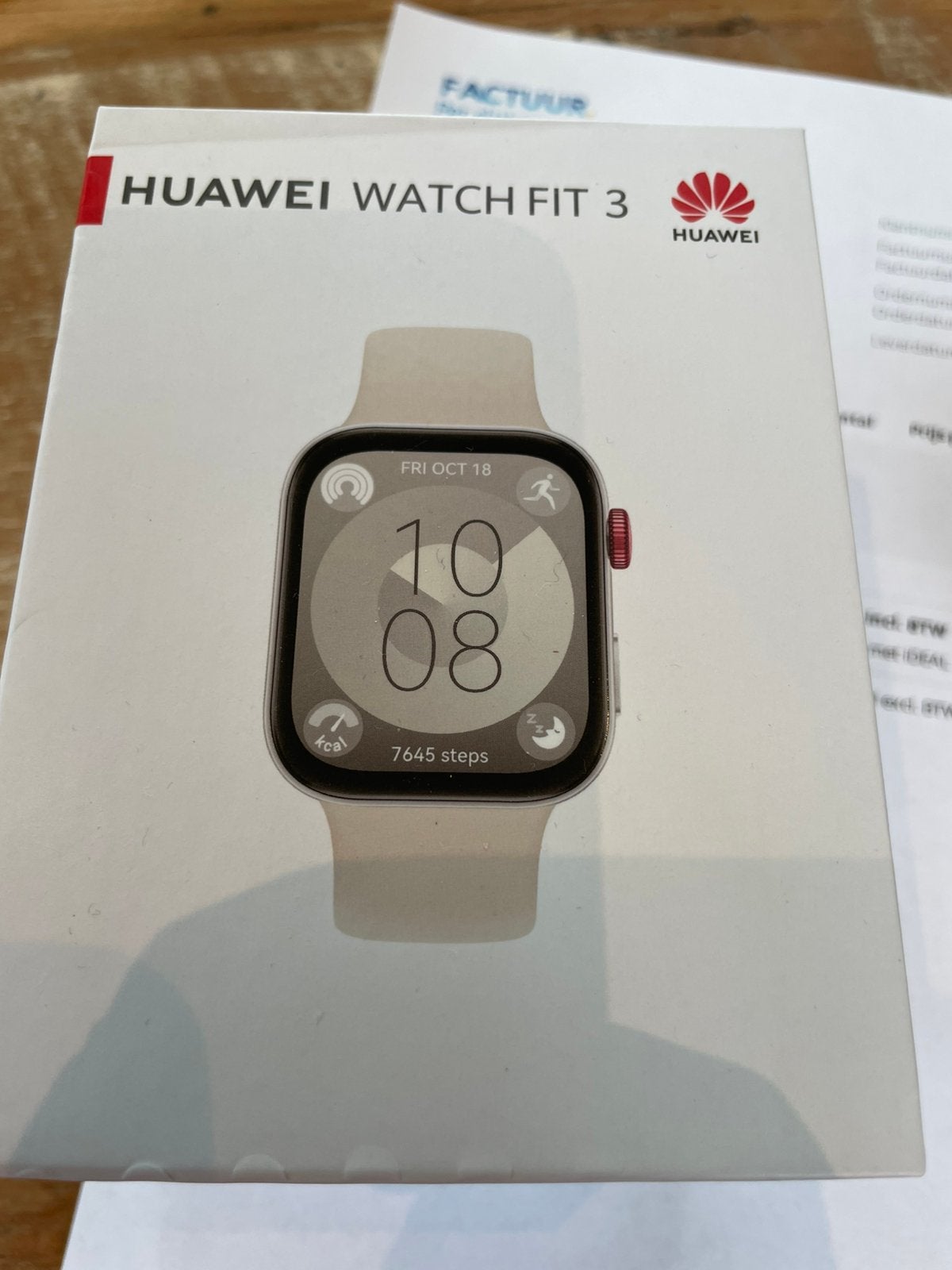 Huawei watch fit 3, Ophalen of Verzenden, Zo goed als nieuw, Zwart, Android