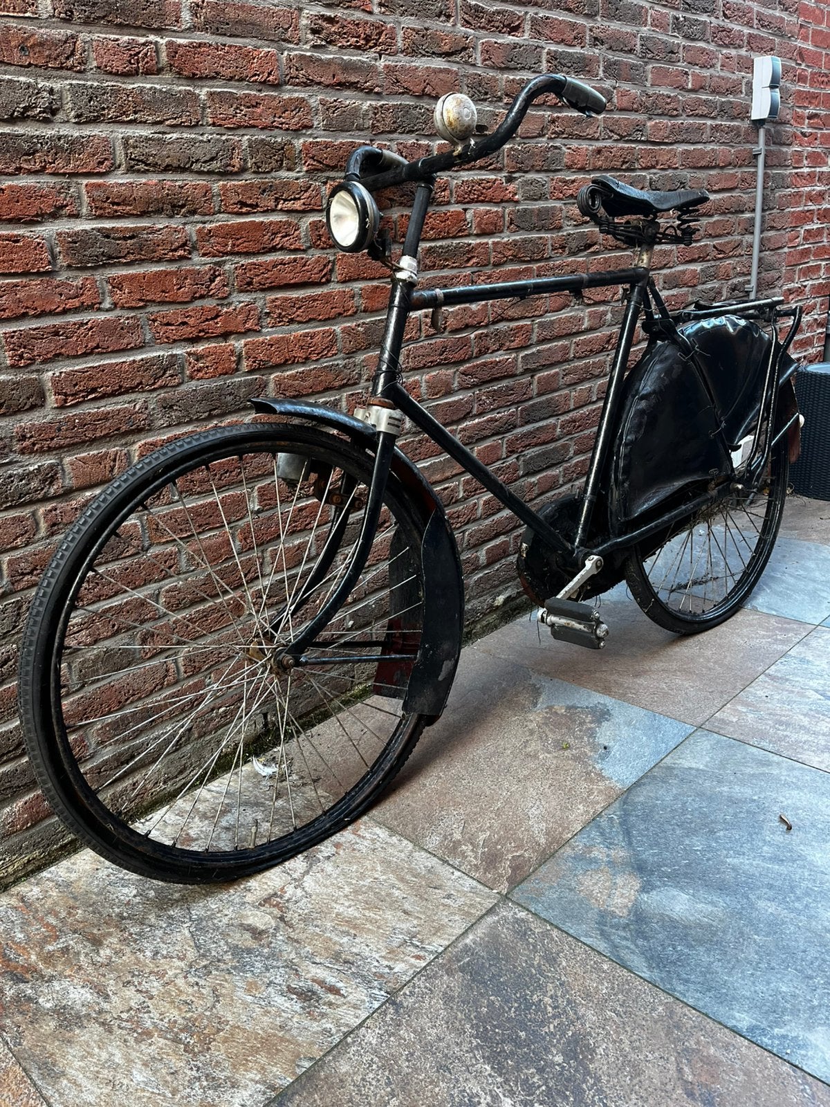 Opa herenfiets van voor de oorlog-merk Magneet-, Fietsen en Brommers, 55 tot 59 cm, Ophalen, Terugtraprem, Jaren '30