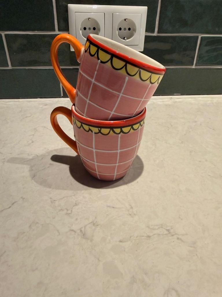 Koffiekopjes blond amsterdam 2 x nieuw, Blond Amsterdam, Nieuw, Ophalen of Verzenden, Kop(pen) en/of Schotel(s)
