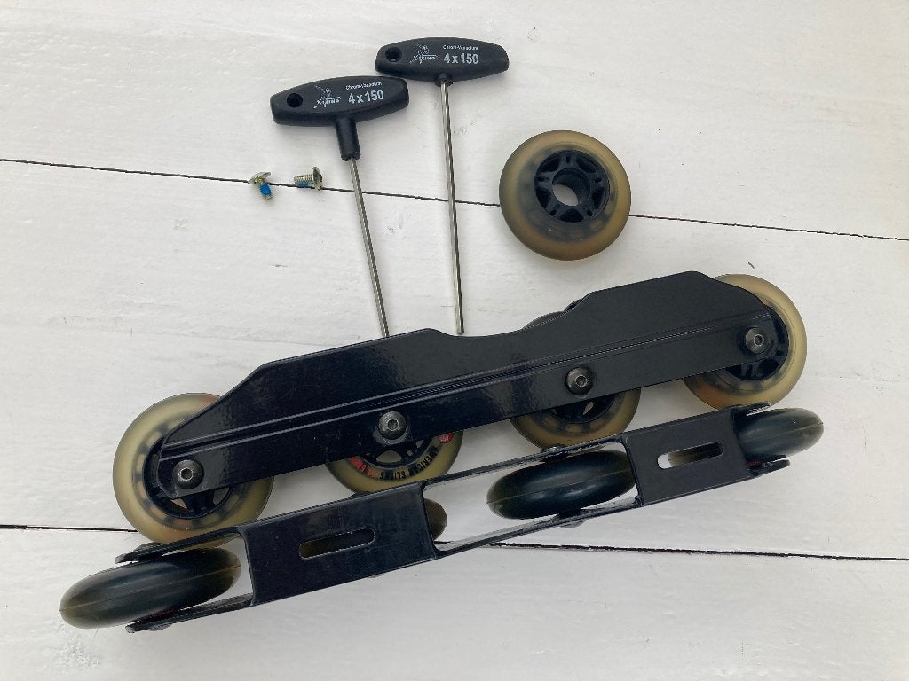 Skeeler-onderstel, Ophalen of Verzenden, Zo goed als nieuw, Inline skates 4 wielen