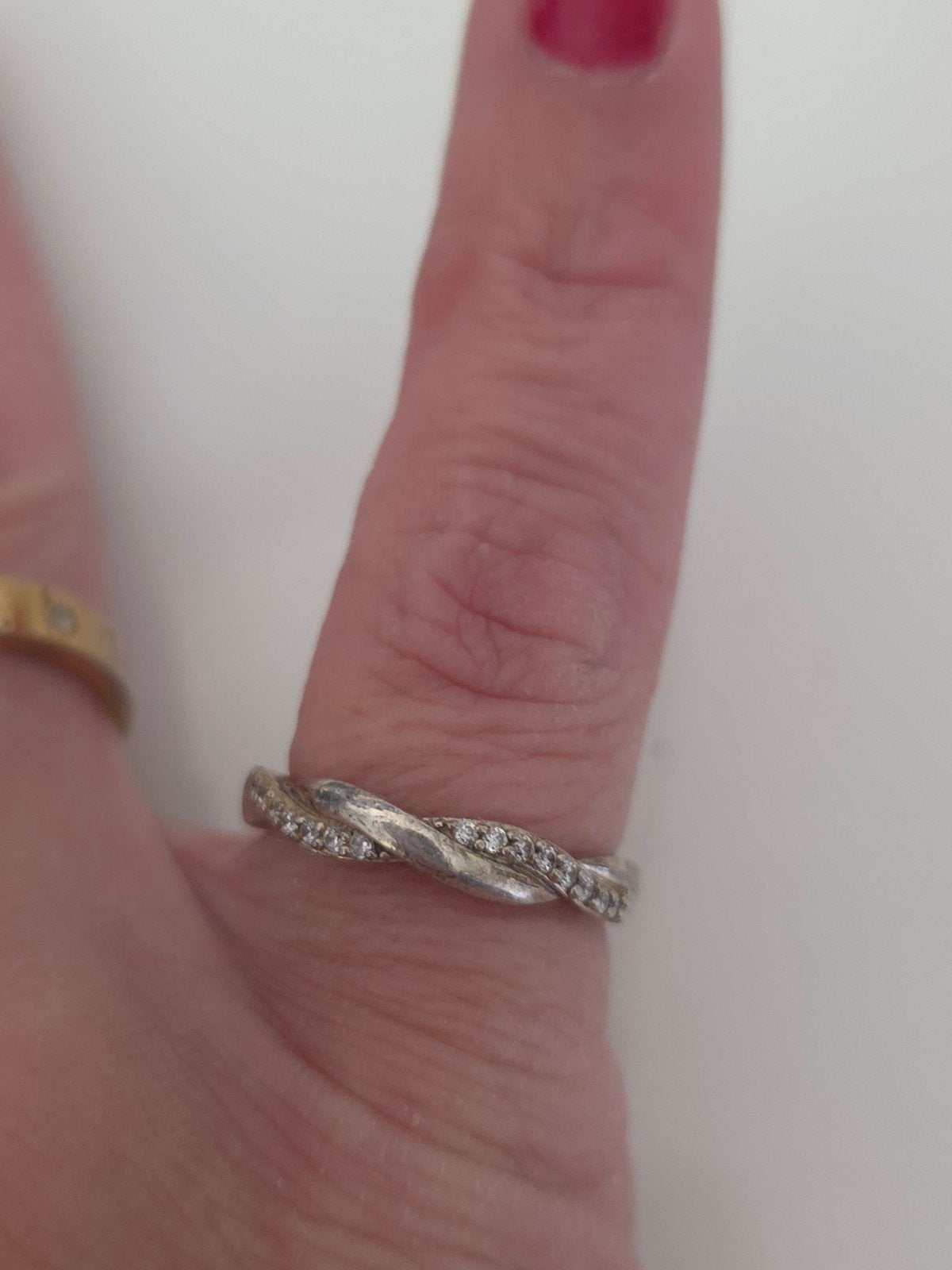 sterling zilveren ring, Sieraden, Tassen en Uiterlijk, Zwanensingel 239, Zo goed als nieuw, 17 tot 18, Opallove