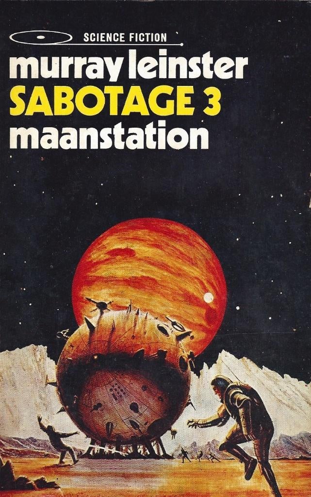 Murray Leinster - Sabotage 3 - Maanstation, Boeken, Science fiction, Gelezen, Ophalen of Verzenden