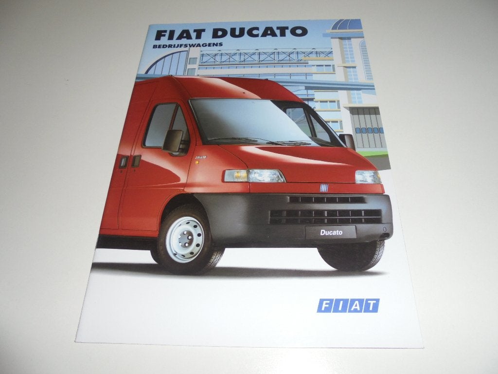 brochure Fiat Ducato bedrijfswagens  1998, Ophalen of Verzenden, Nieuw, Overige merken