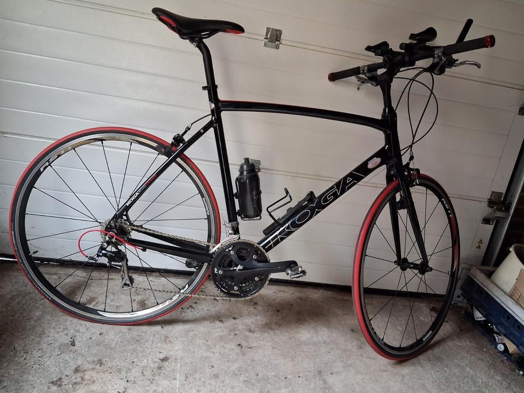 Koga Roadchamp Fitnessfiets - Zwart met Rode Accenten, 28 inch, Gebruikt, Aluminium, Ophalen of Verzenden