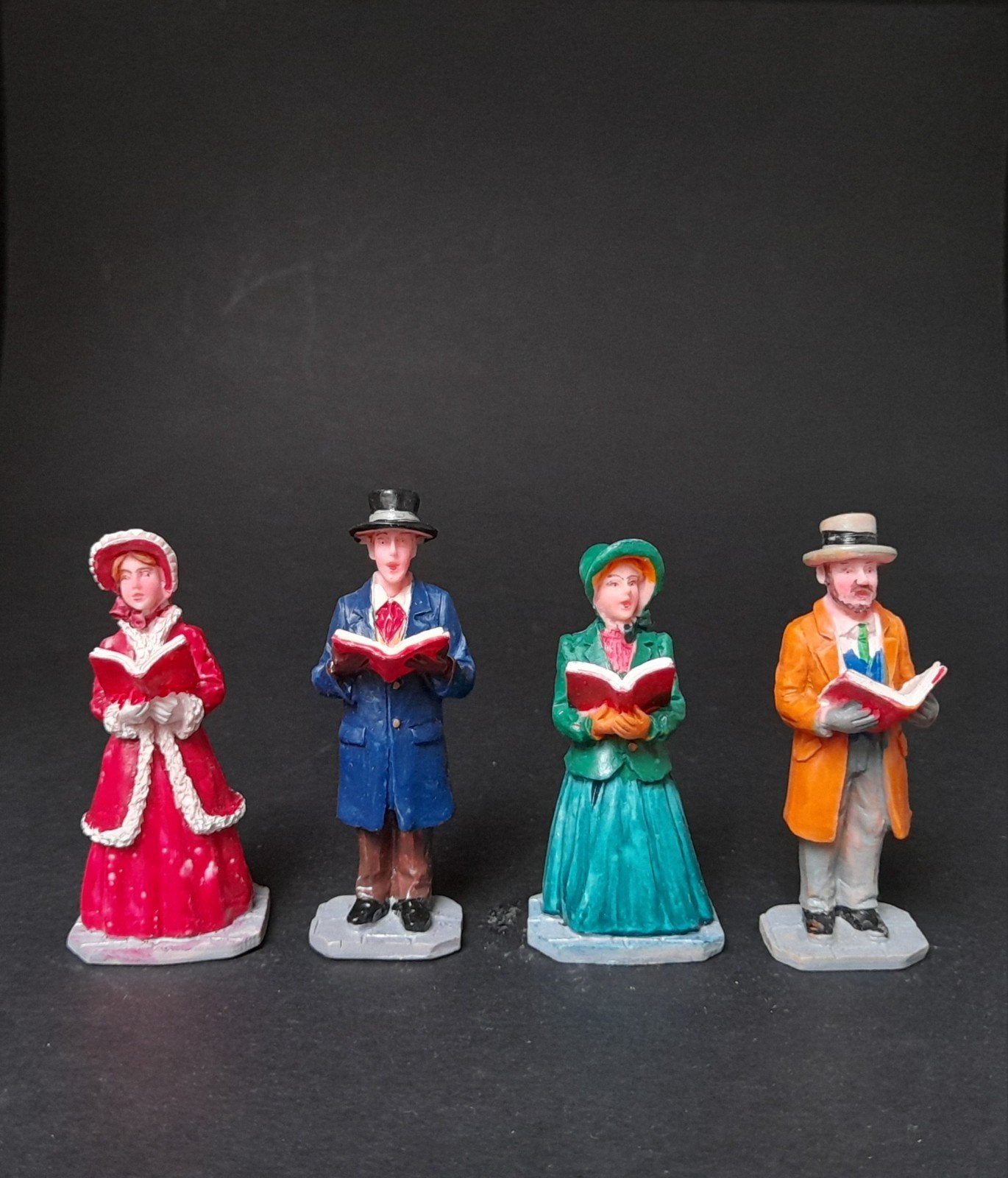 lemax kerst figuren set d44 kerstdorp kersthuisjes, Verzenden