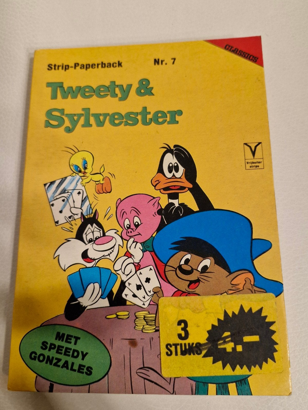 Tweety & Sylvester Strip-Paperback Nr. 7 -Met Speedy Gonzale, Boeken, Eén stripboek, Ophalen of Verzenden, Gelezen, Diverse
